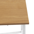 Set dining ZAFAR, stejar / alb