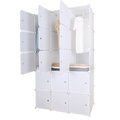 Dulap multifunctional modular ZALVO, alb