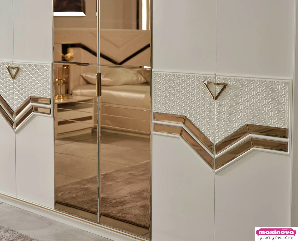 Set dormitor tapitat Mobilier Zen, vedere 6