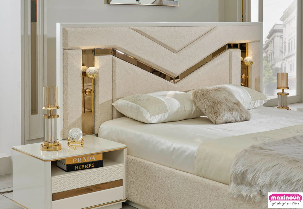 Set dormitor tapitat Mobilier Zen, vedere 7