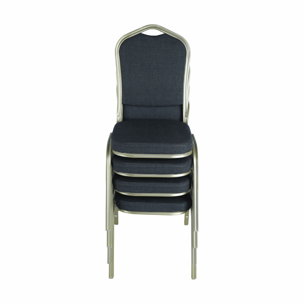 Scaun ZINA, gri / champagne
