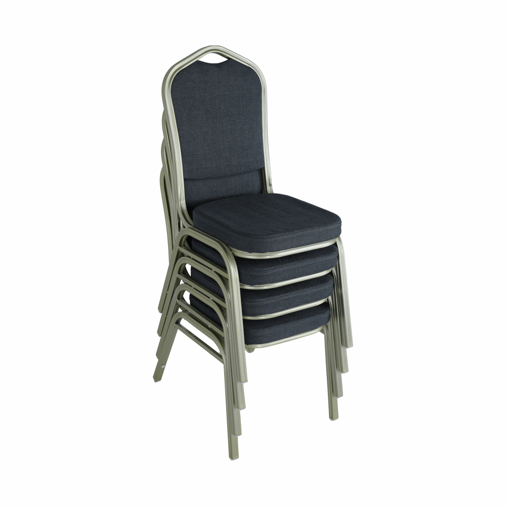 Scaun ZINA, gri / champagne