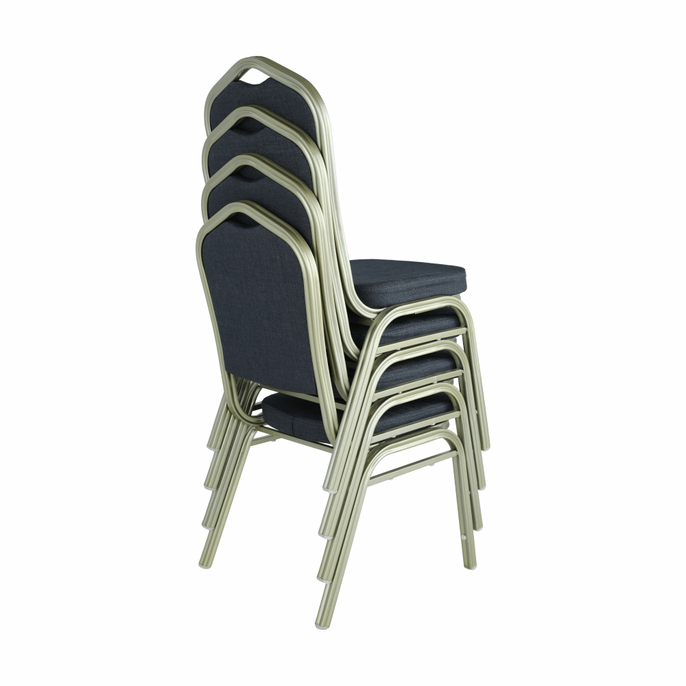 Scaun ZINA, gri / champagne