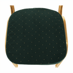 Scaun ZINA, verde / auriu