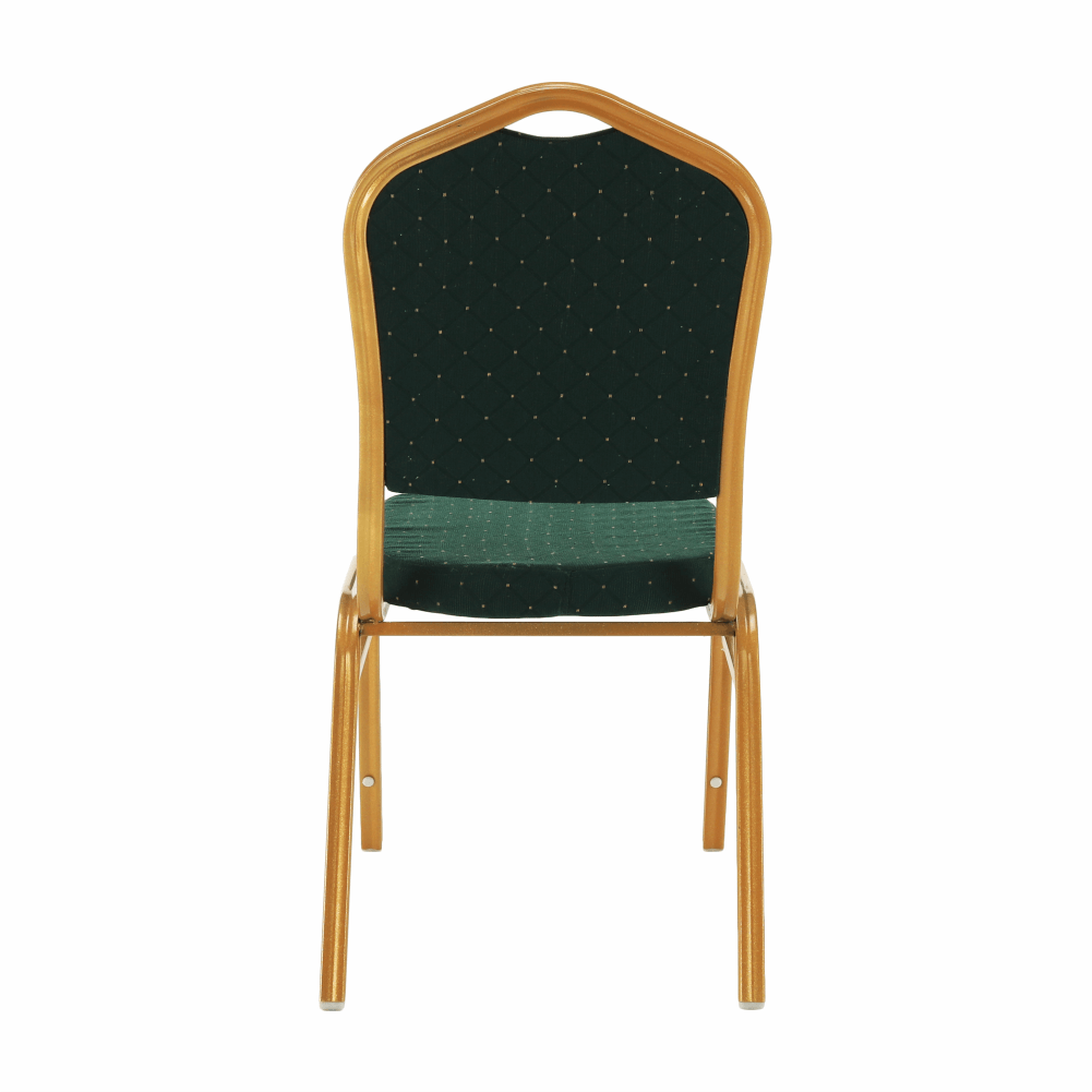 Scaun ZINA, verde / auriu
