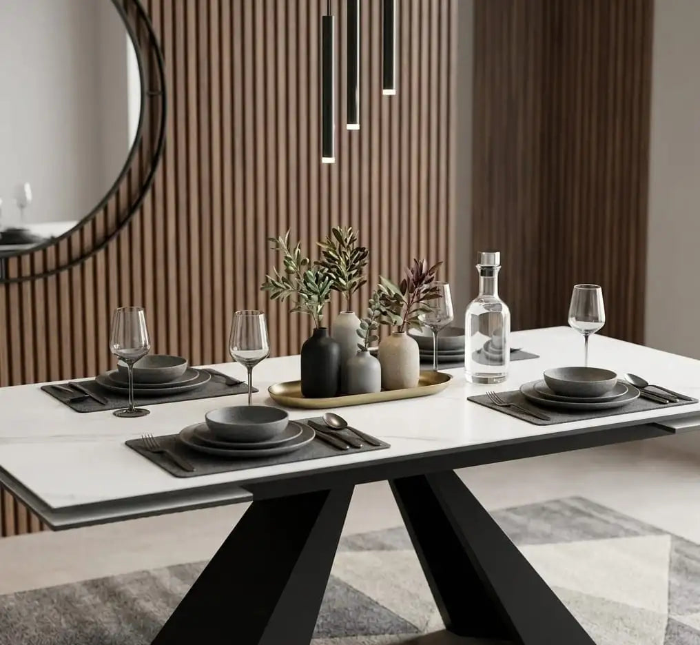 Masa, extensibila din Ceramica, Zina – Maxinova (imaginea 1)