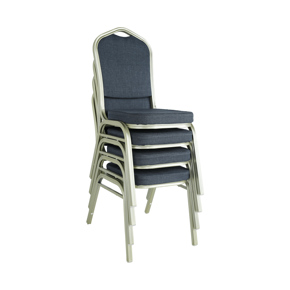 Scaun ZINA, gri / champagne