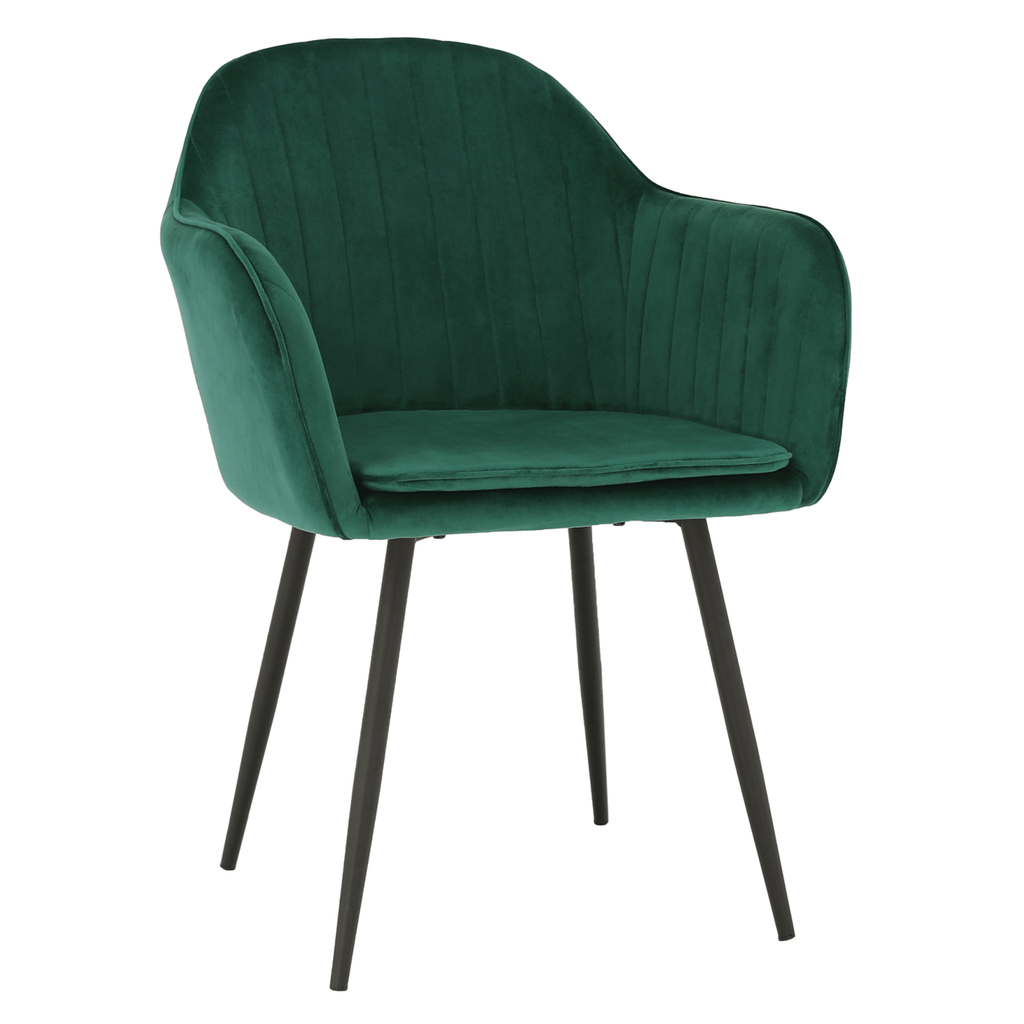 Fotoliu de design ZIRKON, catifea Velvet smarald